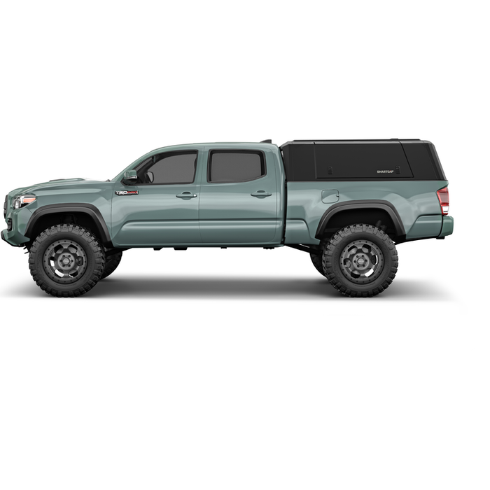 SmartCap Matte Black Truck Bed Cap EVOa Adventure Series w/ Vertical Locks Model EA1317-MB