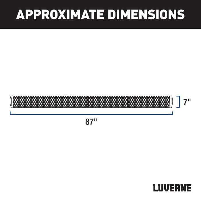 Luverne Grip Step 7" x 88" Aluminum W2W Running Boards Select Silverado Sierra HD Model 415088-401449