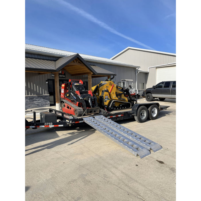 Gen-Y 1 pair Heavy Duty 8 foot Aluminum Loading Ramps 15" x 96" 5K Capacity Per Ramp Model GH-16096