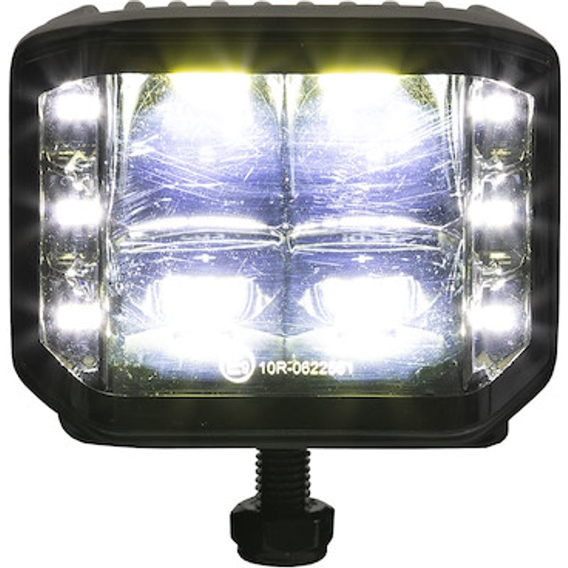 Buyers Products Ultra Bright Wide Angle 4 Inch Rectangular LED Spot-Fl ...