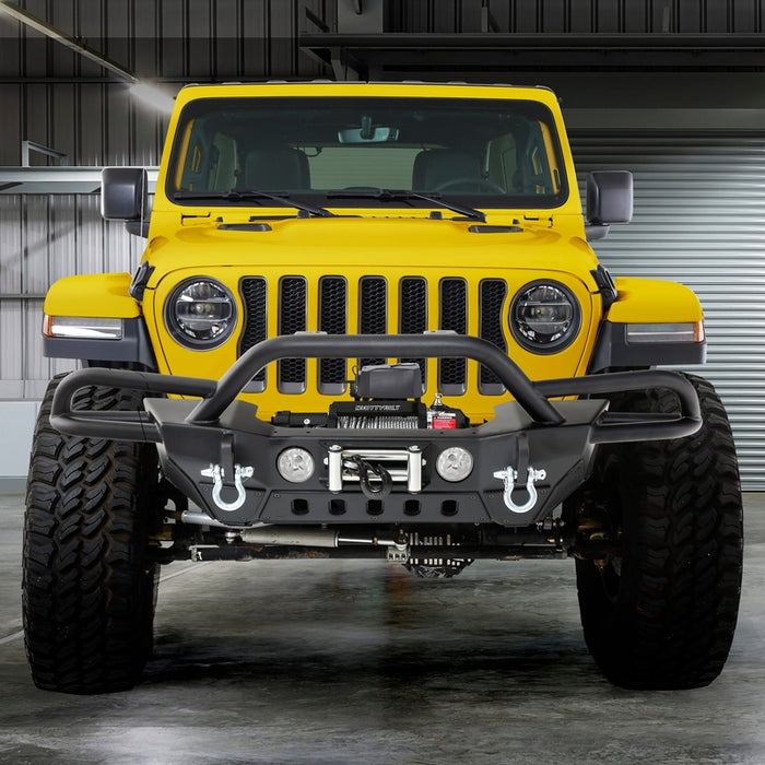 Smittybilt SRC Gen 2 Front Bumper - Textured Black (18+ JLU) Model 77724