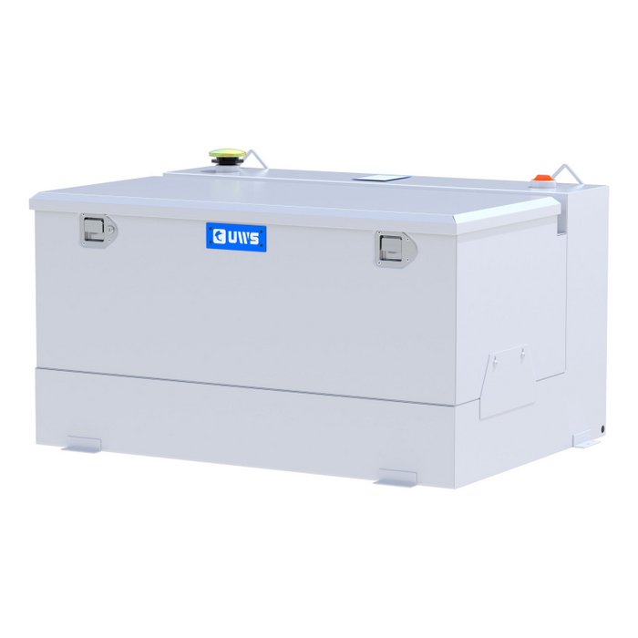 UWS White 85-Gallon Steel-Aluminum Combo Transfer Tank Model ST-85-COMBO-W