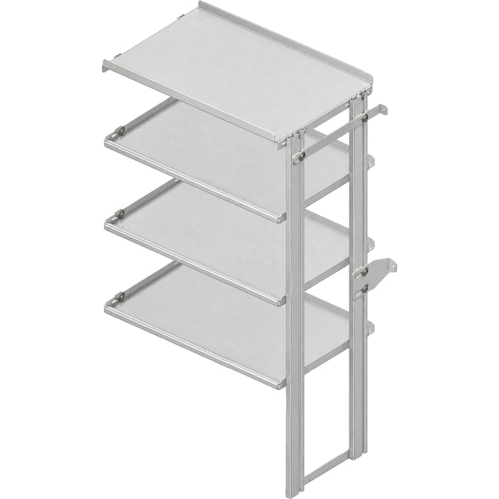 Hackney Expansion Shelving Module with Ladder Top and 3 Shelves - 23D x 36W x 60.5H Model 2336LX