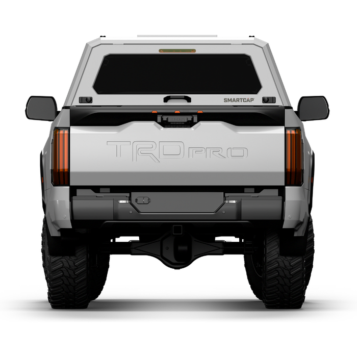 SmartCap OEM White Truck Bed Cap EVOh Hatchback Series w/ Vertical Locks Model EH1310-WH