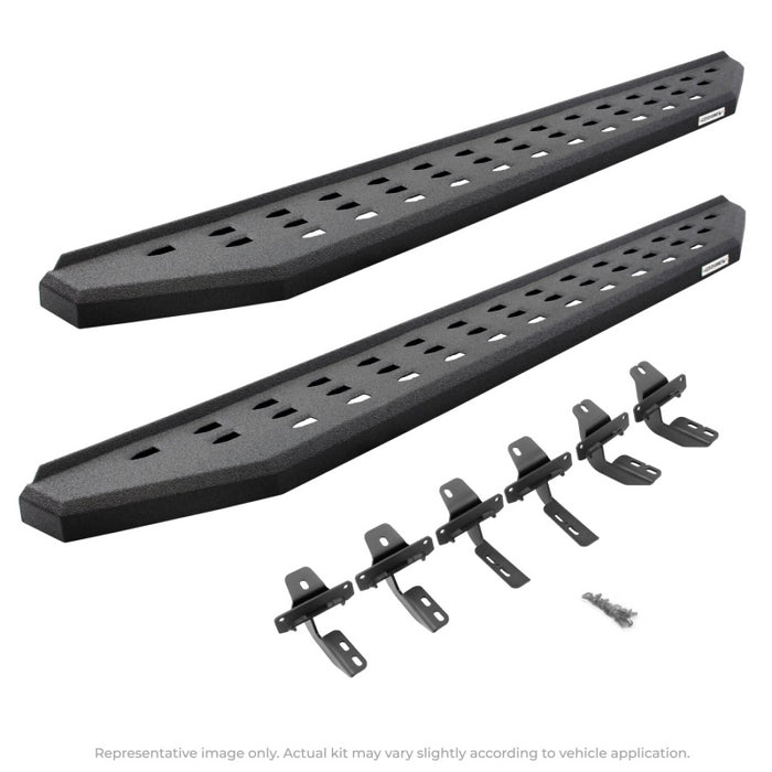 Go Rhino RB20 Running Boards with Mounting Brackets Kit Model 69404280T