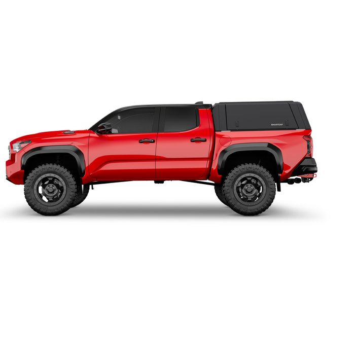 SmartCap Matte Black Truck Bed Cap EVOd Defender Series w/ Vertical Locks Model ED1312-MB