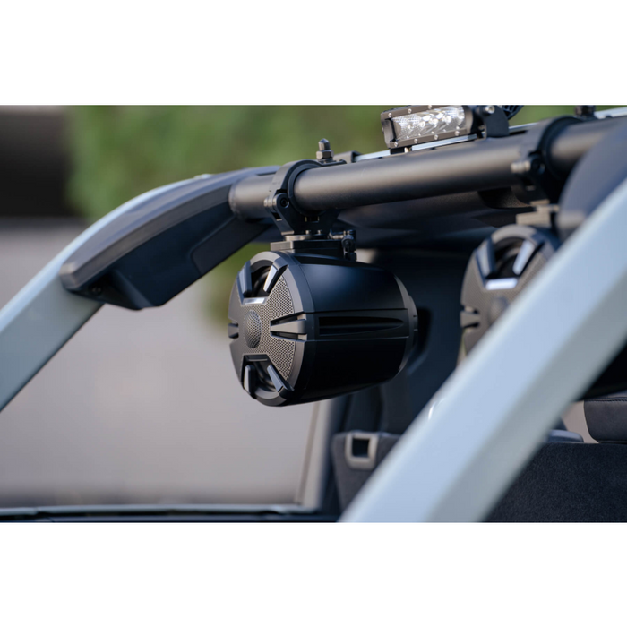 DV8 Offroad 2021-2026 Ford Bronco Rear Speaker, Light Mount Bar Model BRSB-01