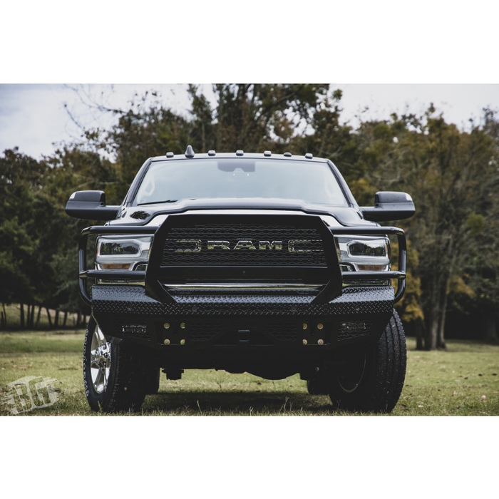 Bodyguard FT Front Extreme Sensor Cutouts Fog Cutouts Receiver W/ Mesh Grille No Camera Harness Gloss Black Powder Coat Model JER19BYGMN