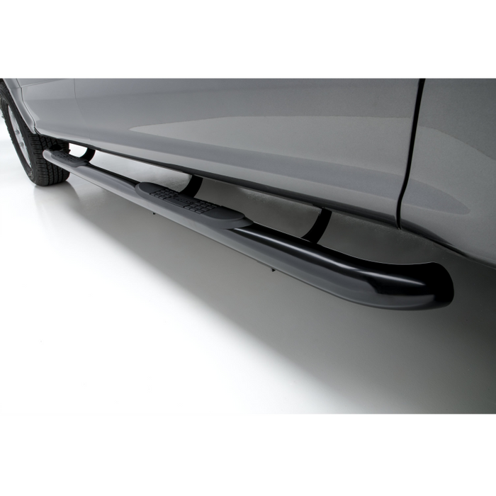 ARIES 3" Round Black Stainless Step Nerf Bars Model 213043