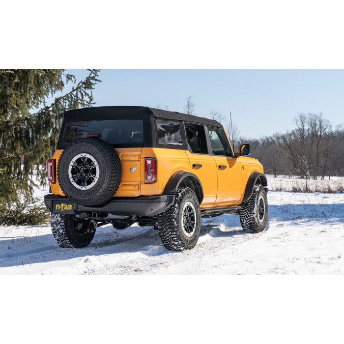 N-Fab Trailslider Rock Sliders Textured Black Steel Model TSF214B-TX