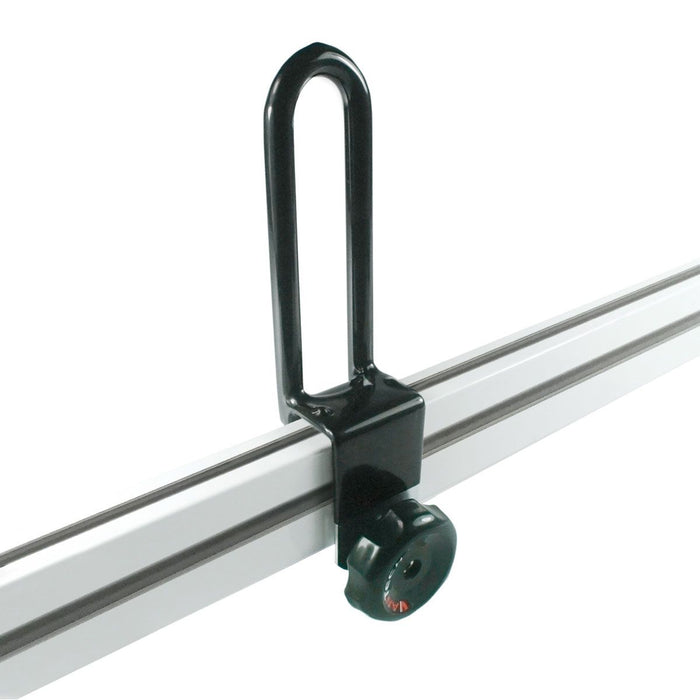 Vantech 2-Bar White Aluminum 42"- 46" (W) Universal Pickup Topper/Cap Ladder Rack System Model H1093W