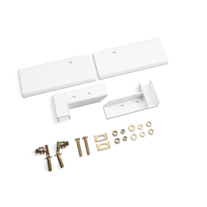 BACKRACK Hdw Kit; Standard; White; 20-24 Chev Silverado/GMC Sierra 2500/3500 HD Only Model 30124W