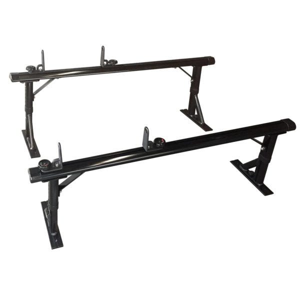 Vantech Universal Pickup Black Aluminum 72" Ladder Rack System Bolt-On Model P3052B