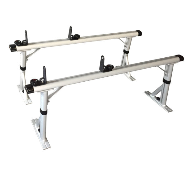 Vantech Universal Pickup Silver Aluminum 65" Ladder Rack System Clamp-On Model P3001S