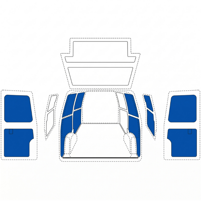 Sortimo SowaFlex Wall/Door Liners Ram ProMaster 159" Extended Wheelbase High Roof Single Side Door Model 1000012219