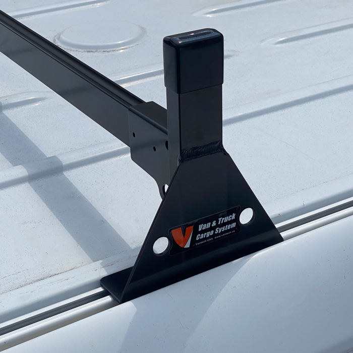 Vantech 3-Bar Black Aluminum Ladder Rack System Mercedes Sprinter 2007-current High Roof Model H2666B