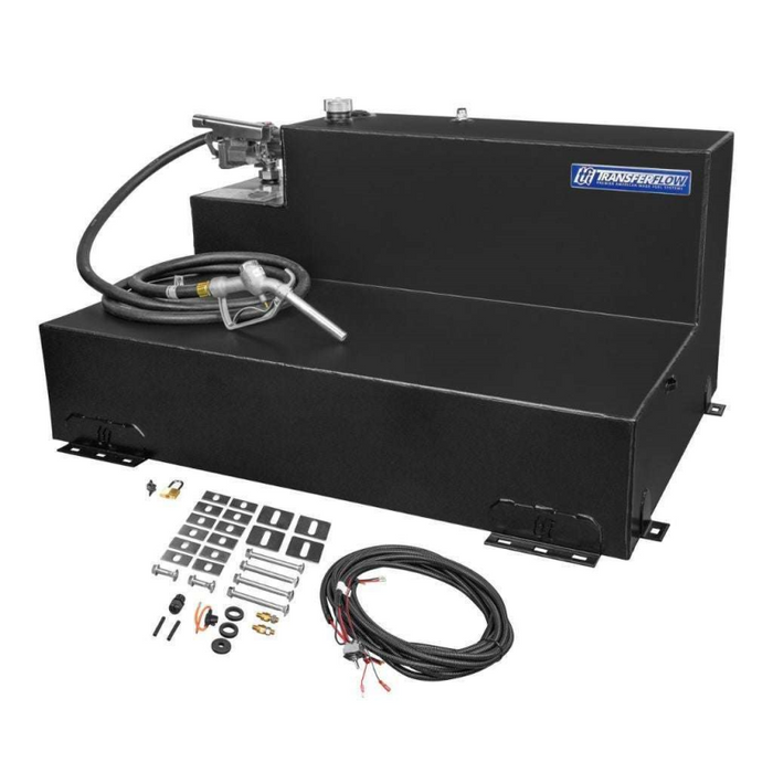 Transfer Flow 100 Gallon L-Shaped Fuel Transfer Tank System Diesel or ...