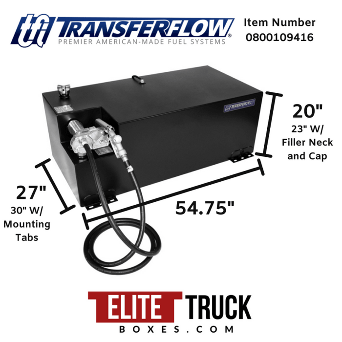 Transfer Flow 109 Gallon Fuel Transfer Tank System Diesel or Gasoline Model 0800109416