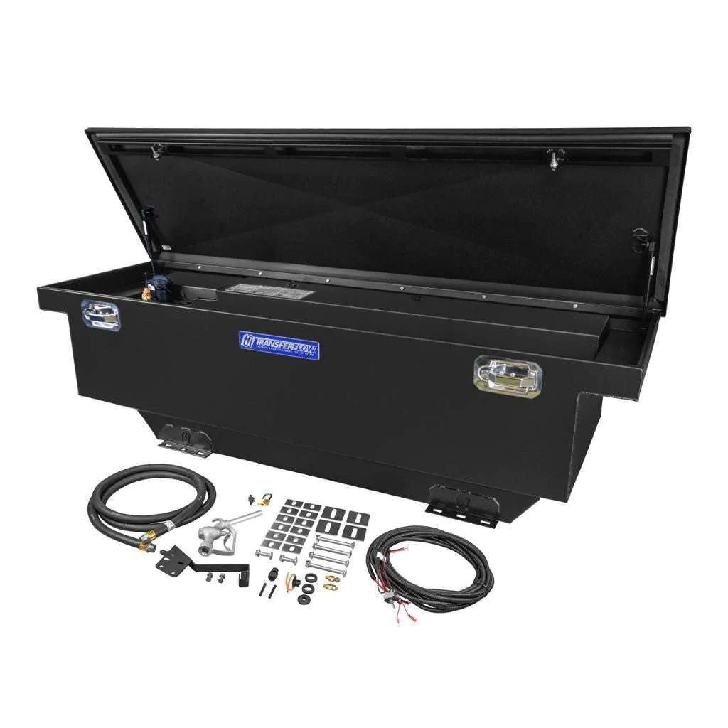 The 70 Gallon Fuel Transfer Tank Tool Box Combo Diesel or Gasoline Exclusive Features