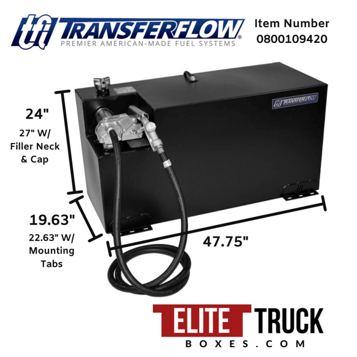 Transfer Flow 82 Gallon Fuel Transfer Tank System Diesel or Gasoline Model 0800109420