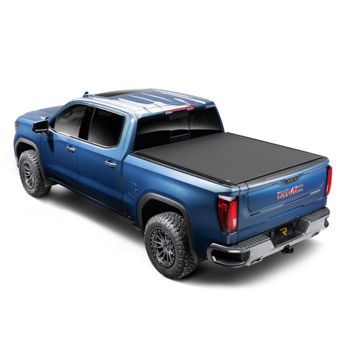 Truxedo Pro X15 TS Soft Roll-Up Tonneau Cover W/ T-Slot Rails Without Deck Rail System Black Model 1245716