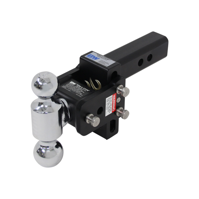 B&W Trailer Hitches Dual Ball Mount Hitches 2" Adj Ball Mount 3" Drop/3-1/2" Rise, Browning™ Model TS10033BB