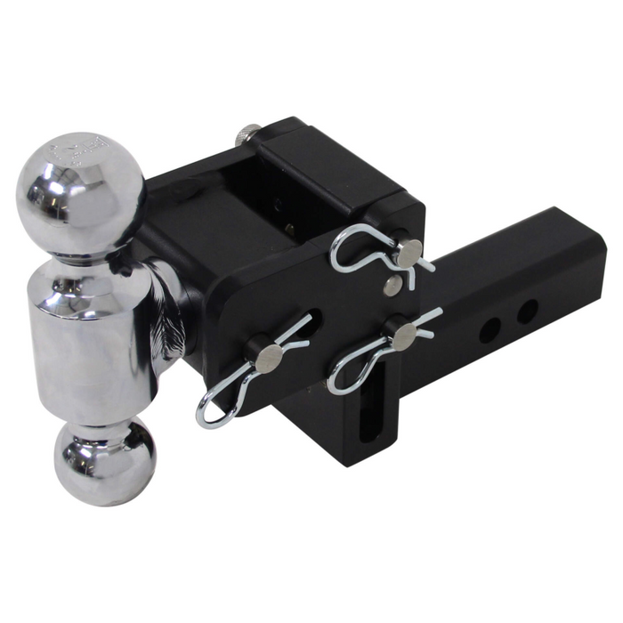 B&W Trailer Hitches Dual Ball Mount Hitches 2" Adj Ball Mount 3" Drop/3-1/2" Rise, Browning™ Model TS10033BB