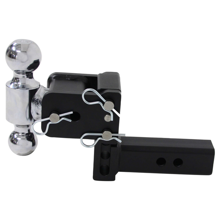 B&W Trailer Hitches Dual Ball Mount Hitches 2" Adj Ball Mount 3" Drop/3-1/2" Rise, Browning™ Model TS10033BB