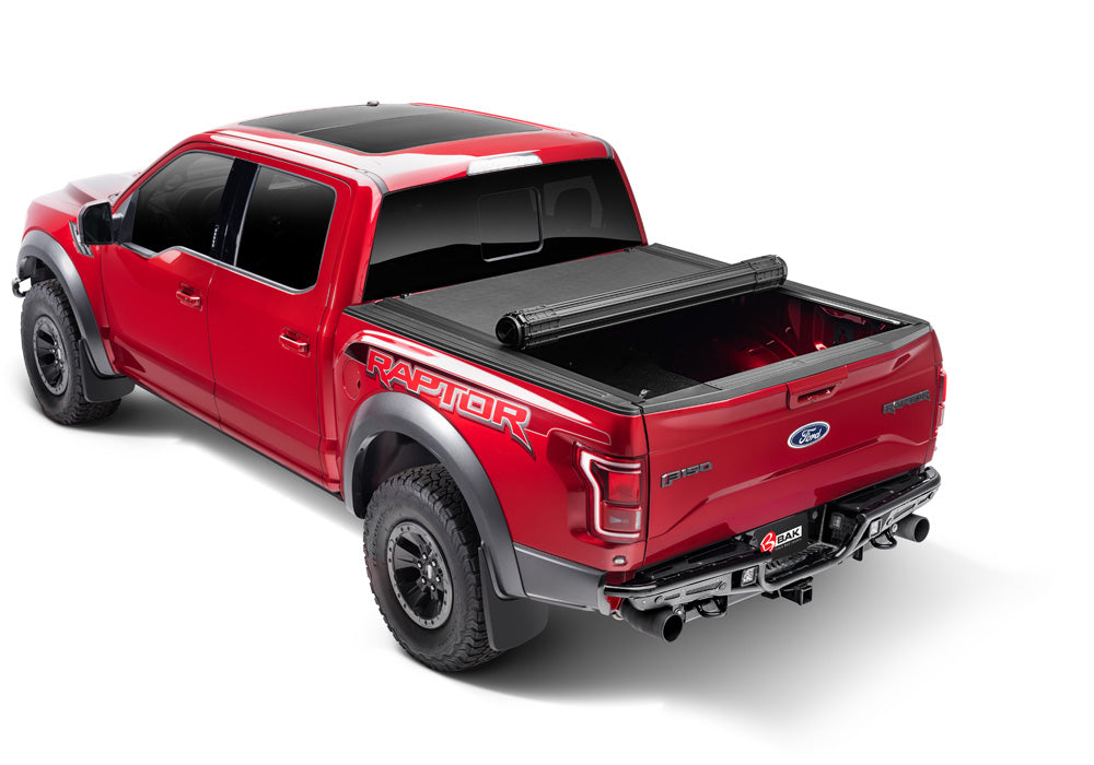 BAK Revolver X4s Hard Rolling Truck Bed Cover - 2016-2023 Toyota Tacoma 5' Bed with Deck Rail System Model 80426