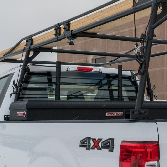 Weatherguard Ladder Rack Shock Weather Guard Truck Rack Cab Protector Steel Full Size Model 1059-52-0 ...