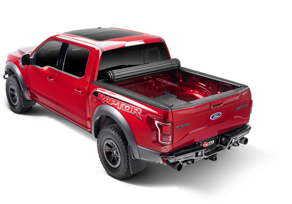 BAK Revolver X4s Hard Rolling Truck Bed Cover - 2016-2023 Toyota Tacoma 5' Bed with Deck Rail System Model 80426