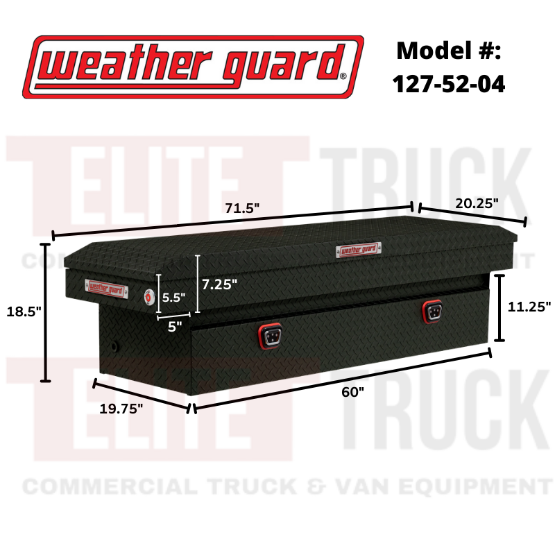 Weather Guard Pack Rat 3085 Bed Drawer Box Pull Out Storage Unit