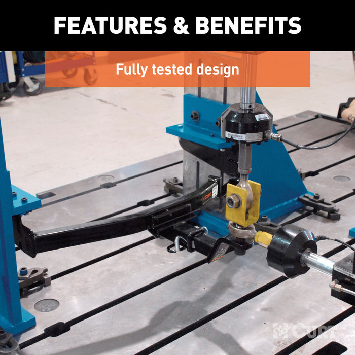 CURT Class 3 Trailer Hitch, 2-Inch Receiver, Fits Select Nissan Titan Model 13304