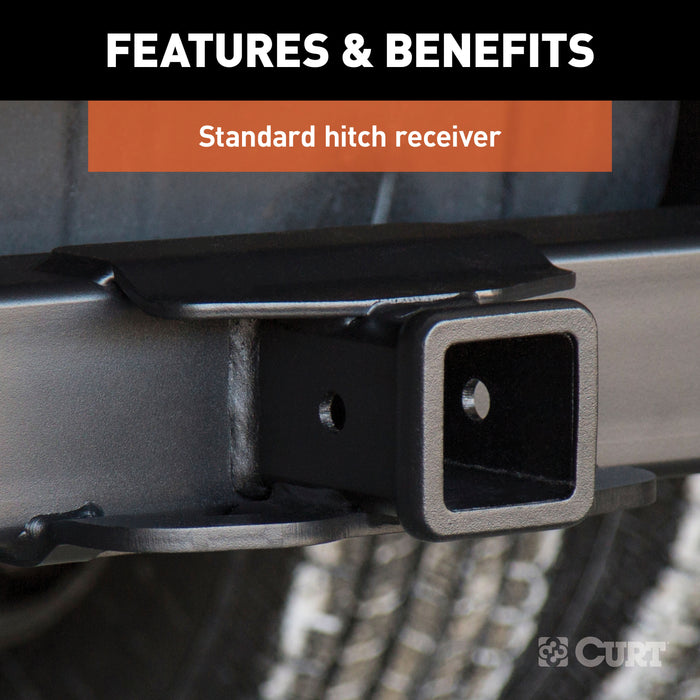 CURT Xtra Duty Class 5 Trailer Hitch, 2-In Receiver, Compatible with Select Chevrolet, GMC C-Series, K-Series Model 15325