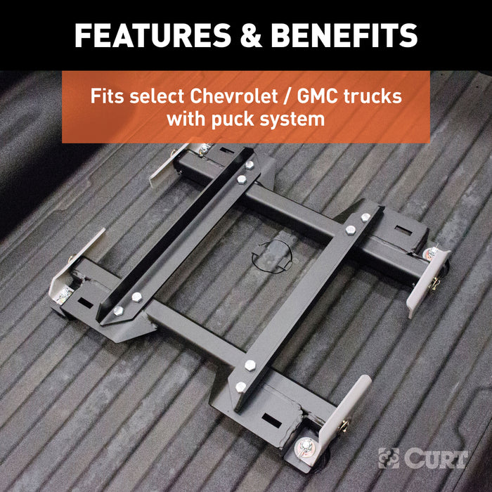 Factory Puck System CURT Replacement Chevrolet Silverado, GMC Sierra 2500, 3500 HD Puck Sy ...