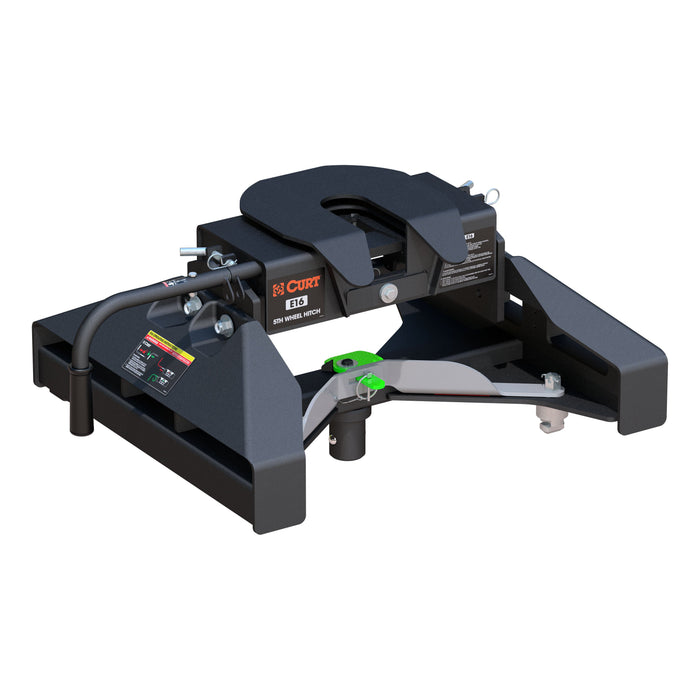CURT E16 5th Wheel Hitch, 16,000 lbs, Select Nissan Titan XD, 8-Foot Bed Puck System Model 16071
