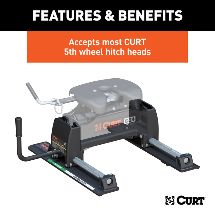 CURT R24 5th Wheel Roller for Short Bed Trucks, 24,000 lbs Model 16570