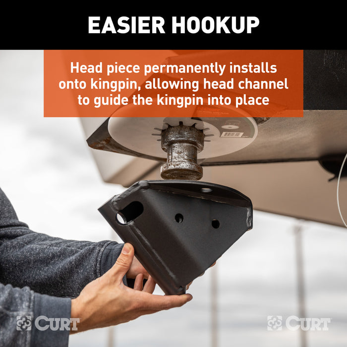 CURT CrossWing Lightweight 5th Wheel Hitch, 20,000 lbs. Model 16600