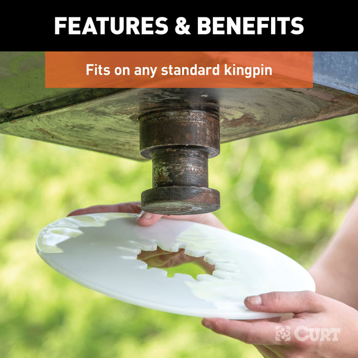 CURT 5th Wheel Hitch Lube Plate, 10-Inch Diameter Model 16721