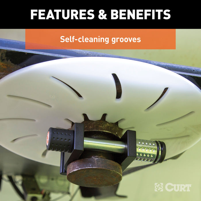 CURT 5th Wheel Hitch Lube Plate, 12-Inch Diameter Model 16722