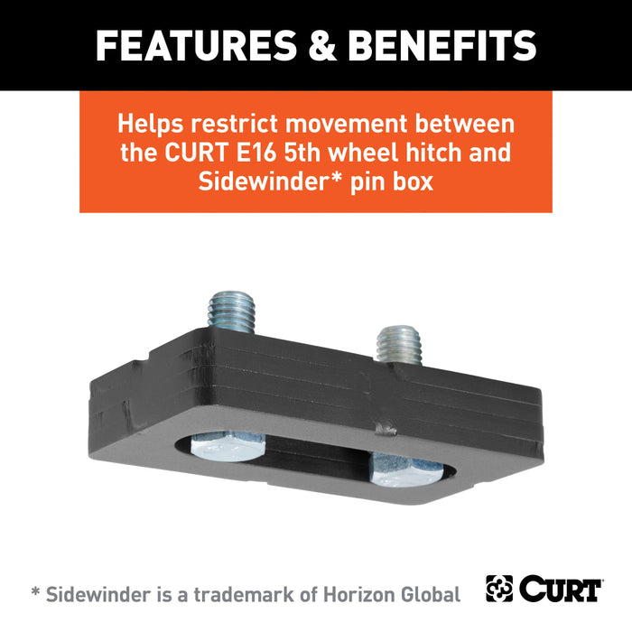 CURT E16 5th Wheel Wedge Kit for Rotating Pin Box Model 16991