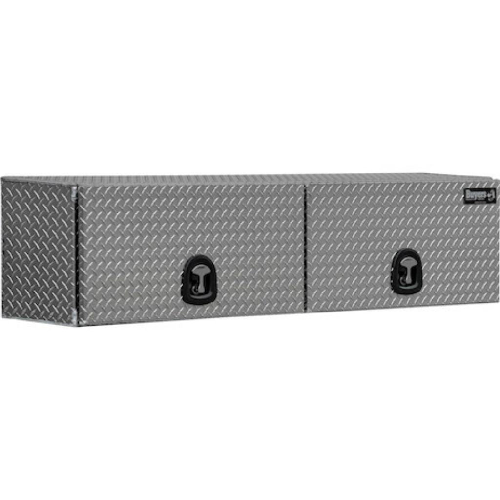 Tio Rack Box Buyers Products 16x13x72 Aluminum Top Mount Truck Box with Flip-Up Doo ...