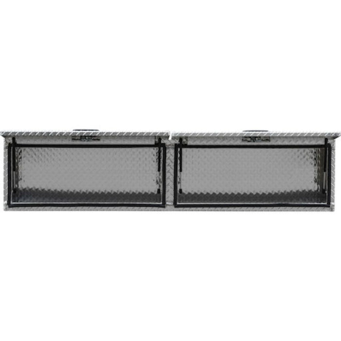 Buyers Products 37-in x 16-in x 13-in Black Diamond Tread Aluminum Side  Mount Truck Tool Box in the Truck Tool Boxes department at