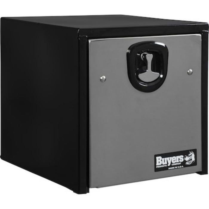 Buyers Products 18X18X18 Black Steel With Stainless Steel Door Underbody Truck Box 1702965