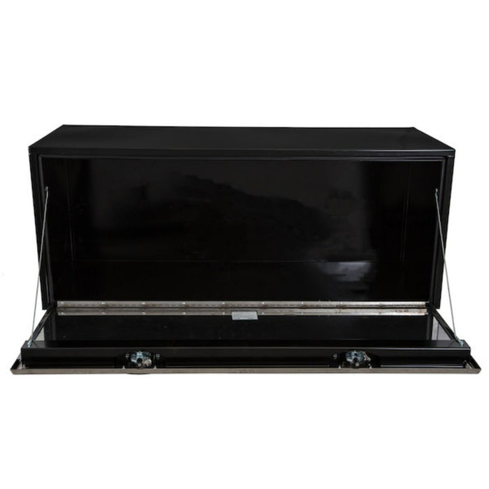 Buyers Products 18x18x48 Inch Black Steel Underbody Truck Box With Stainless Steel Door 1702710