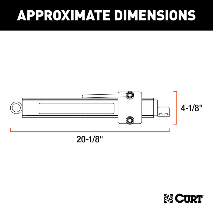 CURT Trailer Anti-Sway Bar Control Kit Model 17200