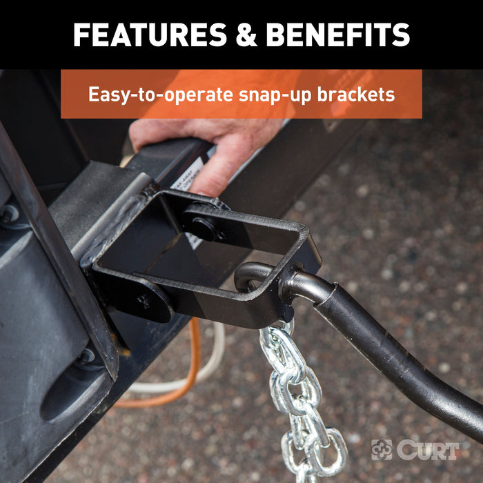 CURT Replacement Weight Distribution Hitch Hookup Brackets Model 17208