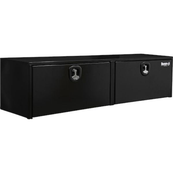 Buyers Products 18x18x72 Inch Black Steel Underbody Truck Box With 3-Point Latch 1732320