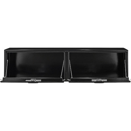 Buyers Products 18x18x72 Inch Black Steel Underbody Truck Box With 3-Point Latch 1732320