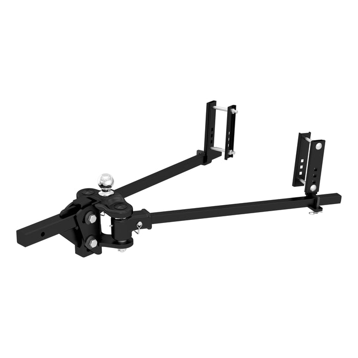 CURT TruTrack 4P Weight Distribution Hitch with 4x Sway Control, Up to 15K, 2-In Shank, 2-5/16-Inch Ball Model 17501